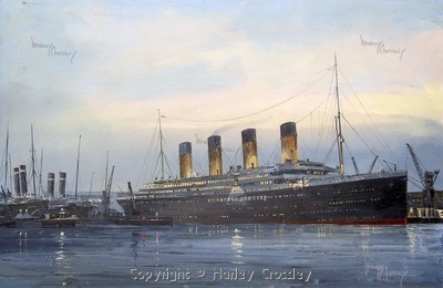 Titanic eve of departure